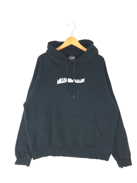 【中古品】【メンズ】  MILLENNIUM PARADE ミレニアムパレード PULLOVER PARKER プルオーバーパーカー トップス 147-240919-mo-14-tag サイズ：L カラー：ブラック 万代Net店