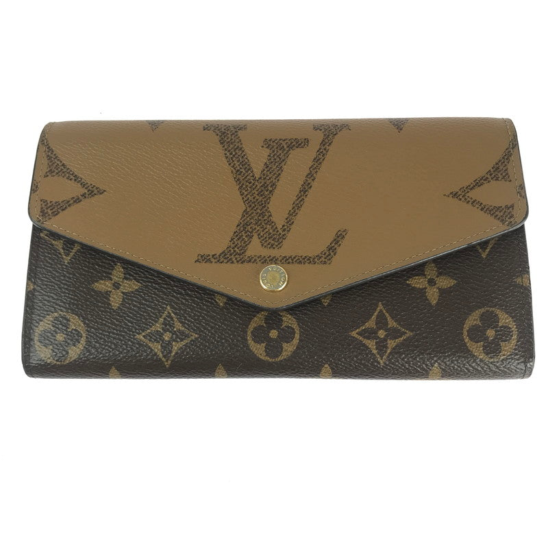 【中古品】【レディース】 LOUIS VUITTON ルイ・ヴィトン M80726 モノグラム ジャイアント リバース ポルトフォイユ サラ 二つ折り財布 長財布 179-240913-hi-16-tag カラー：モノグラム ジャイアント 万代Net店