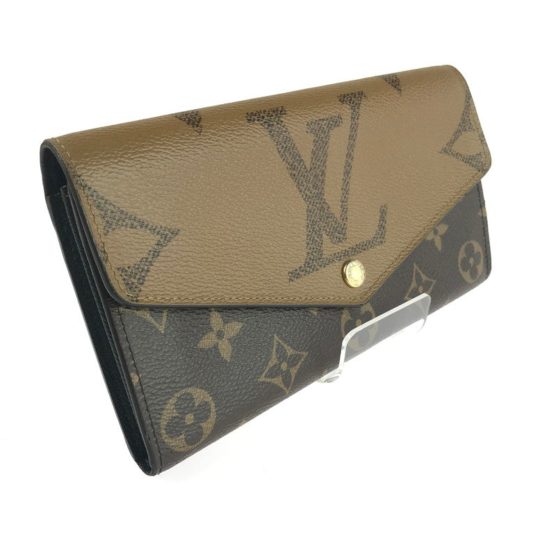 【中古品】【レディース】 LOUIS VUITTON ルイ・ヴィトン M80726 モノグラム ジャイアント リバース ポルトフォイユ サラ 二つ折り財布 長財布 179-240913-hi-16-tag カラー：モノグラム ジャイアント 万代Net店