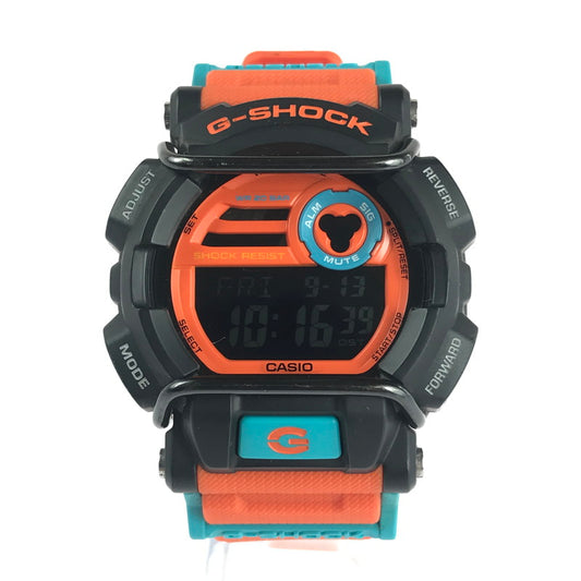 【中古品】【メンズ】 G-SHOCK ジーショック DUSTY NEON SERIES GD-400DN-4JF ダスティ ネオン シリーズ デジタル クォーツ 腕時計 196-240913-hi-13-tag カラー：オレンジ 万代Net店