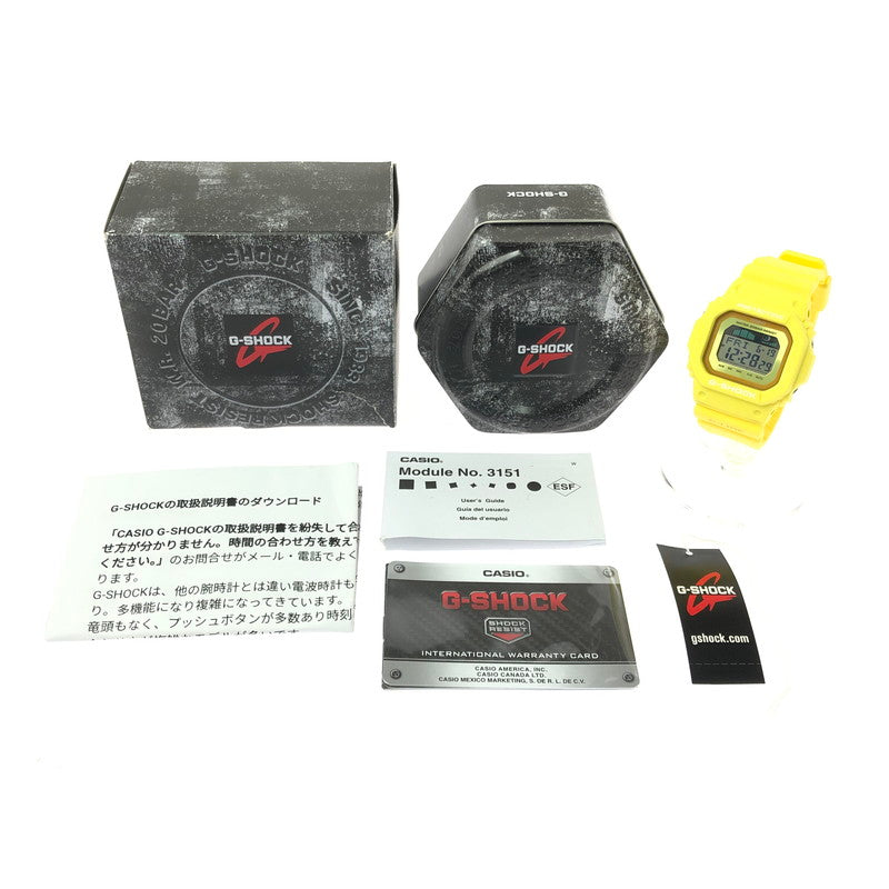 【中古美品】【メンズ】 G-SHOCK ジーショック G-LIDE 5600 SERIES GLX-5600RT-9 デジタル クォーツ 腕時計 196-260620-ty-07-tagh カラー：イエロー 万代Net店
