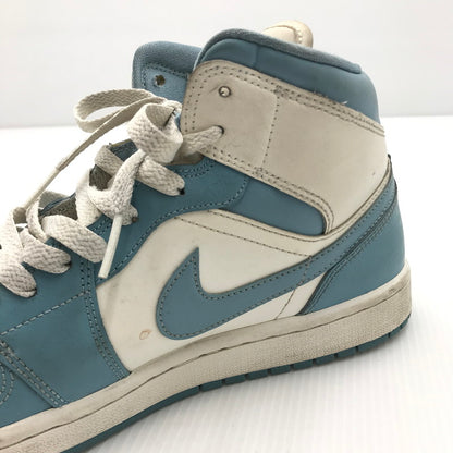 【中古品】【メンズ】 NIKE ナイキ WMNS AIR JORDAN 1 MID BQ6472-141 ウィメンズ エア ジョーダン 1 ミッド スニーカー 靴 160-240918-mo-1-tag サイズ：US9.5 26.5cm カラー：SAIL/WORN BLUE-SAIL 万代Net店