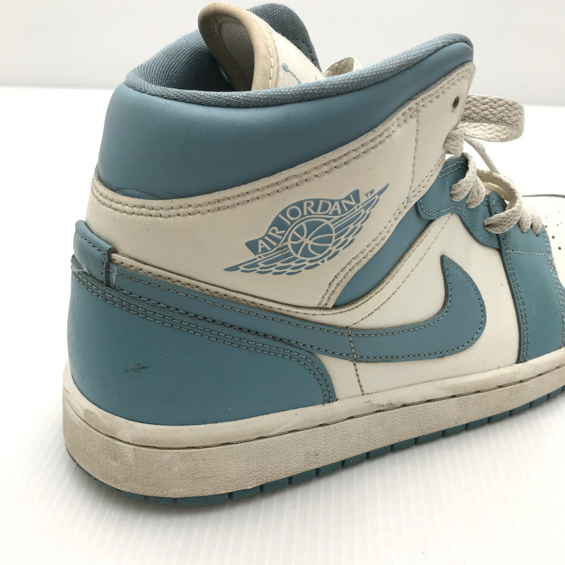 【中古品】【メンズ】 NIKE ナイキ WMNS AIR JORDAN 1 MID BQ6472-141 ウィメンズ エア ジョーダン 1 ミッド スニーカー 靴 160-240918-mo-1-tag サイズ：US9.5 26.5cm カラー：SAIL/WORN BLUE-SAIL 万代Net店