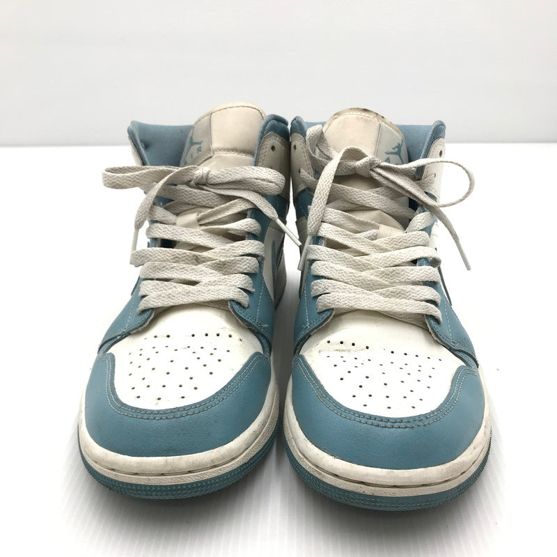 【中古品】【メンズ】 NIKE ナイキ WMNS AIR JORDAN 1 MID BQ6472-141 ウィメンズ エア ジョーダン 1 ミッド スニーカー 靴 160-240918-mo-1-tag サイズ：US9.5 26.5cm カラー：SAIL/WORN BLUE-SAIL 万代Net店