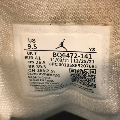 【中古品】【メンズ】 NIKE ナイキ WMNS AIR JORDAN 1 MID BQ6472-141 ウィメンズ エア ジョーダン 1 ミッド スニーカー 靴 160-240918-mo-1-tag サイズ：US9.5 26.5cm カラー：SAIL/WORN BLUE-SAIL 万代Net店