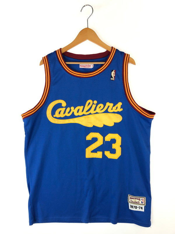 【中古品】【メンズ】  MITCHELL＆NESS ミッチェルアンドネス CAVALIERS GAME SHIRT キャバリアーズ ゲームシャツ タンクトップ 146-240919-hi-09-tag サイズ：48 カラー：ブルー 万代Net店