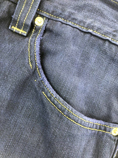 【現状渡し品】【メンズ】 LEVI'S リーバイス LOW LOOSE 549 ロー ルーズ 後染めデニムパンツ 157-260909-rt-20-tagh サイズ：W33 カラー：ネイビー 万代Net店