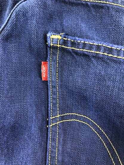 【現状渡し品】【メンズ】 LEVI'S リーバイス LOW LOOSE 549 ロー ルーズ 後染めデニムパンツ 157-260909-rt-20-tagh サイズ：W33 カラー：ネイビー 万代Net店