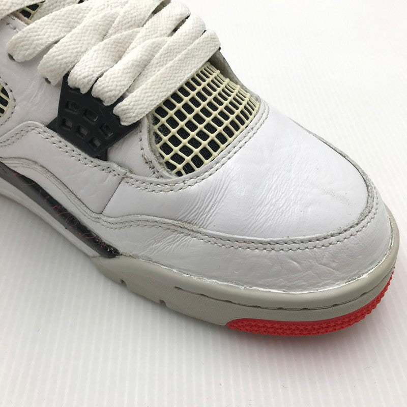 【中古品】【メンズ】 NIKE ナイキ AIR JORDAN 4 RETRO 308497-116 エアジョーダン 4 レトロ スニーカー 靴 160-240918-mo-3-tag サイズ：US11 29cm カラー：WHITE/BLACK-BRIGHT CRIMSON 万代Net店