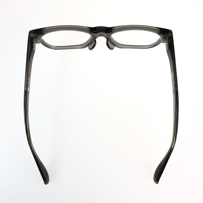 【中古美品】【メンズ】  ROKKAKU EYEWEAR DESIGN × HIDEUP JFK ll ロッカクアイウエア×ハイドアップ コラボ サングラス 203-241112-ki-09-tag サイズ：52口19 150 カラー：クリアグレー 万代Net店