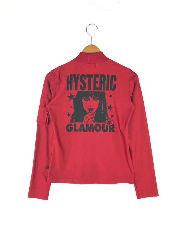 【中古品】【レディース】 HYSTERIC GLAMOUR ヒステリックグラマー TRUCK JACKET 01173CJ01 トラックジャケット ライトアウター 170-240919-mo-3-tag サイズ：F カラー：レッド 万代Net店