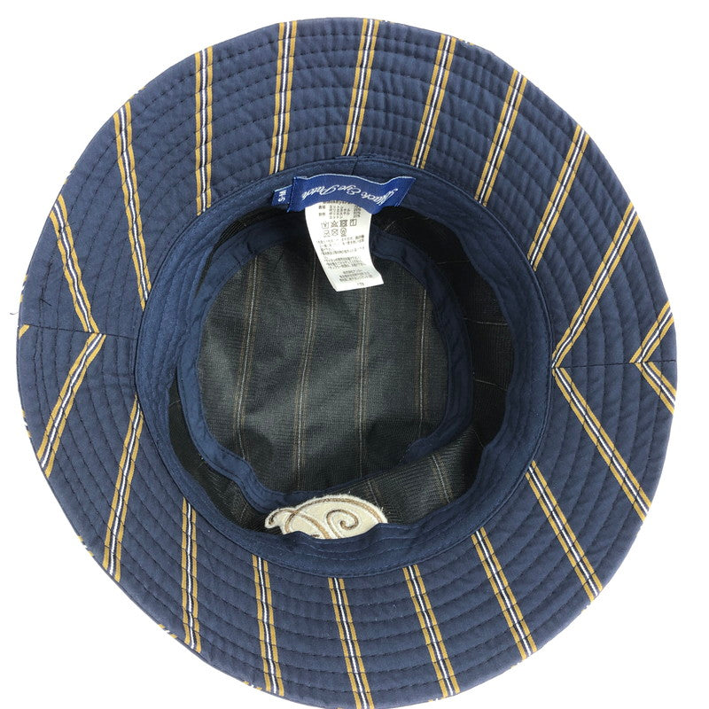 【中古品】【メンズ】  BLACK EYE PATCH ブラックアイパッチ BEPFW21AC19 BUCKET HAT バケットハット 帽子 185-240923-na-5-tag サイズ：S-M カラー：ネイビー 万代Net店