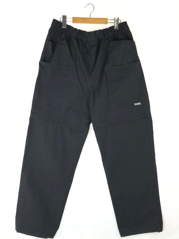 【中古品】【メンズ】 STUSSY ステューシー 22SS NYCO CONVERTIBLE PANT 116546 ニコ コンバーチブルパンツ SWAY ハーフパンツ ボトムス 153-240918-hi-20-tag サイズ：L カラー：ブラック 万代Net店