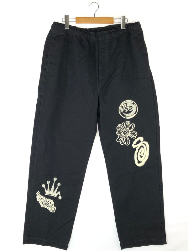 【中古品】【メンズ】 STUSSY ステューシー × NOMA t.d ノーマティーディー ICON BEACH PANT 116575 アイコンビーチパンツ ボトムス 153-240918-hi-19-tag サイズ：L カラー：ブラック 万代Net店