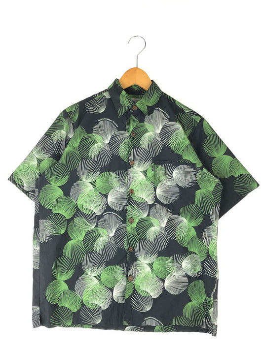 【中古品】【メンズ】 nitraid ナイトレイド NITRAID ナイトレイド ALOHA SHIRT NR08-TP32 アロハシャツ 半袖 トップス 142-240924-mo-15-tag サイズ：M カラー：ブラック/グリーン 万代Net店