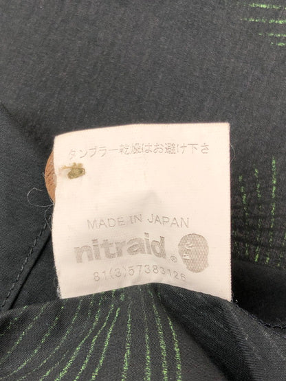 【中古品】【メンズ】 nitraid ナイトレイド NITRAID ナイトレイド ALOHA SHIRT NR08-TP32 アロハシャツ 半袖 トップス 142-240924-mo-15-tag サイズ：M カラー：ブラック/グリーン 万代Net店