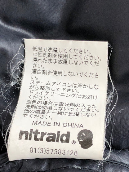 【中古品】【メンズ】 nitraid ナイトレイド NITRAID ナインレイド DOWN VEST NR013-LJ02 ダウンベスト アウター 142-240924-mo-17-tag サイズ：L カラー：ブラック 万代Net店