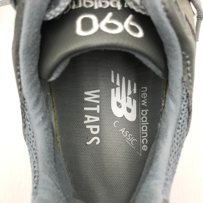 【中古品】【メンズ】  NEW BALANCE ニューバランス × WTAPS ダブルタップス 別注 コラボ M990WT2 スニーカー 靴 162-241003-mo-10-tag サイズ：26.5cm US8.5 カラー：グレー 万代Net店