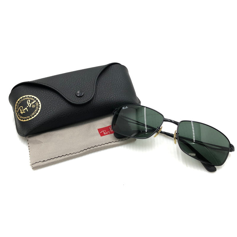 【中古品】【メンズ】 Ray-Ban レイバン RB3501 サングラス 服飾雑貨 203-240926-SS-10-tag サイズ：61ロ17 140 カラー：ブラック 万代Net店