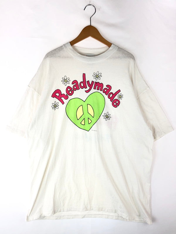 【中古品】【メンズ】  READYMADE レディメイド RE-CO-WH-00-00-275 SS T THIS IS MY T ショートスリーブ Tシャツ ディスイズマイティー 半袖 トップス 142-240924-mo-08-tag サイズ：XXL カラー：ホワイト 万代Net店