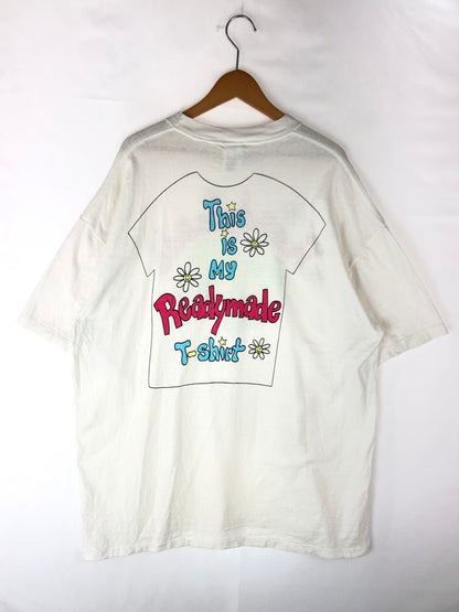 【中古品】【メンズ】  READYMADE レディメイド RE-CO-WH-00-00-275 SS T THIS IS MY T ショートスリーブ Tシャツ ディスイズマイティー 半袖 トップス 142-240924-mo-08-tag サイズ：XXL カラー：ホワイト 万代Net店