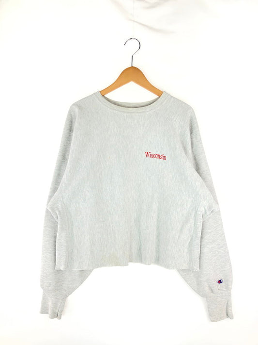 【現状渡し品】【メンズ】 Champion チャンピオン 90S REVERSE WEAVE WISCONSIN SWEAT 90年代 リバースウィーブ ウィスコンシン スウェット トップス トレーナー 146-241004-mo-08-tag サイズ：XXL カラー：グレー 万代Net店