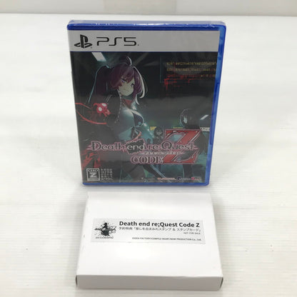 【中古美品】 【未開封】PlayStation5 PS5 プレイステーション5 プレステ5 ソフト Death end re;Quest Code Z [CERO区分_Z / 18歳以上対象] ゲーム 026-251010-hi-02-tag 万代Net店