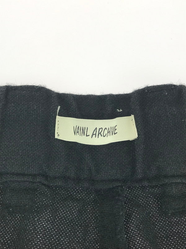 【中古品】【メンズ】 VAINL ARCHIVE ヴァイナルアーカイブ VAS22012 22SS LIVE-SHORTS-ML ショートパンツ ボトムス 151-240927-SS-01-tag サイズ：M カラー：ブラック 万代Net店