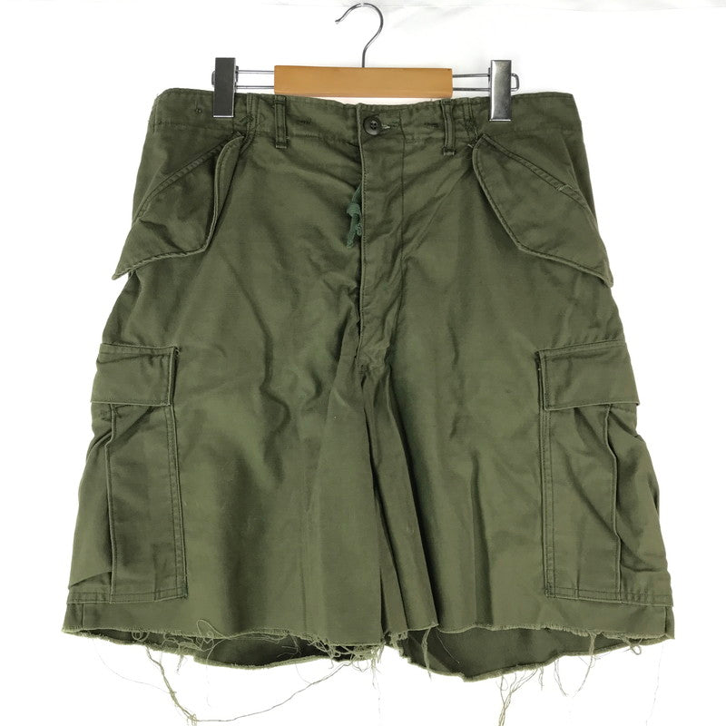 【中古品】【メンズ】  U.S.ARMY アメリカ軍 M-65 CARGO SHORTS 8415-782-2954 カーゴショーツ ショートパンツ ハーフパンツ 157-240929-hi-12-tag サイズ：M カラー：オリーブ 万代Net店