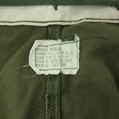 【中古品】【メンズ】  U.S.ARMY アメリカ軍 M-65 CARGO SHORTS 8415-782-2954 カーゴショーツ ショートパンツ ハーフパンツ 157-240929-hi-12-tag サイズ：M カラー：オリーブ 万代Net店