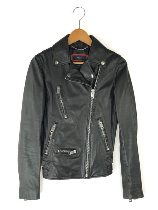 【中古品】【メンズ】 DIESEL ディーゼル TIMELESS SUPERIOR LAMB LEATHER DOUBLE RIDERS JACKET タイムレス スペリオール ラムレザー ダブルライダースジャケット アウター 141-240924-mo-06-tag カラー：ブラック 万代Net店