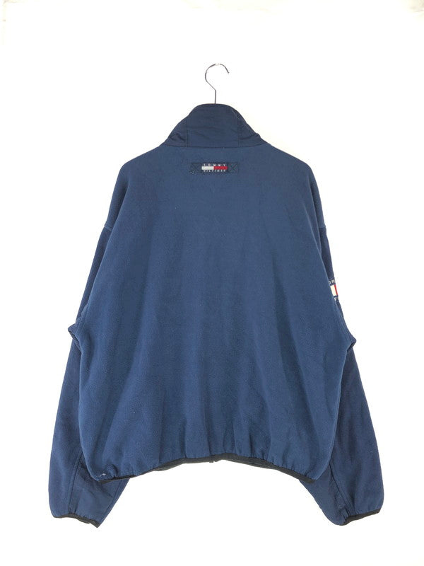 【現状渡し品】【メンズ】 TOMMY HILFIGER トミーヒルフィガー 90's FLEECE FULL ZIP JACKET 90年代 フリースフルジップジャケット アウター 146-240925-hi-29-tag サイズ：XL カラー：ネイビー 万代Net店