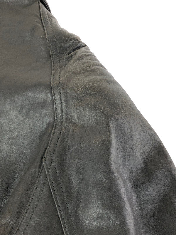 【現状渡し品】【メンズ】  ZEALZIP MAXIMUM ジールジップマキシマム 90's LEATHER JACKET レザージャケット アウター 146-240925-hi-30-tag サイズ：M カラー：ブラウン 万代Net店