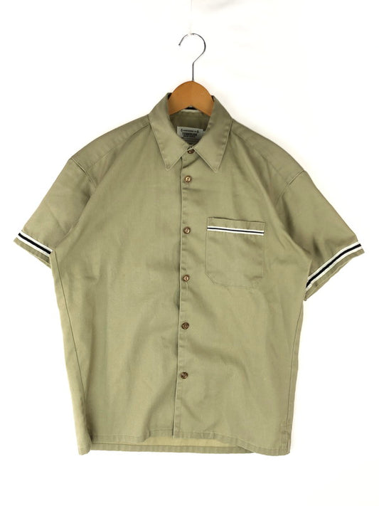 【中古品】【メンズ】 TENDERLOIN テンダーロイン S/S WORK SHIRT マリンタグ 初期 ショートスリーブ ワークシャツ 半袖 トップス 142-240924-mo-14-tag サイズ：S カラー：ベージュ系 万代Net店