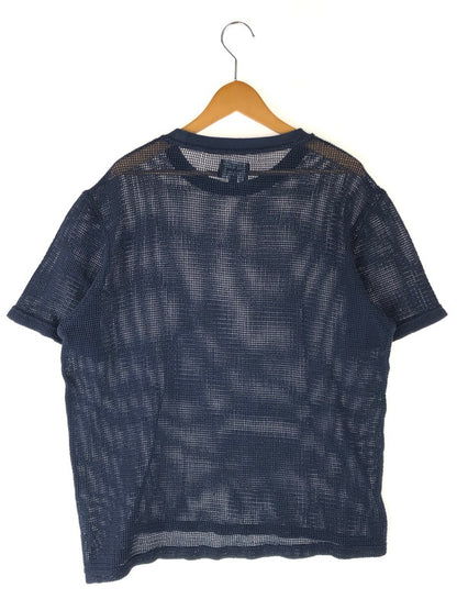 【中古品】【メンズ】 STUSSY ステューシー COTTON MESH SS CREW コットン メッシュ ショートスリーブ クルー 半袖 トップス 142-240924-mo-10-tag サイズ：M カラー：ネイビー 万代Net店