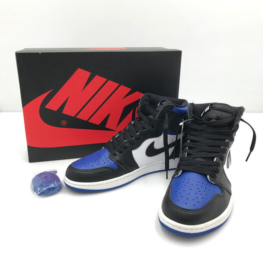 【中古品】【メンズ】 NIKE ナイキ AIR JORDAN 1 RETRO HIGH OG 555088-041 エア ジョーダン 1 レトロ ハイ オリジナル スニーカー 靴 160-240926-yk-05-tag サイズ：28cm / US 10 カラー：BLACK/BLACK-WHITE-GAME ROYAL 万代Net店