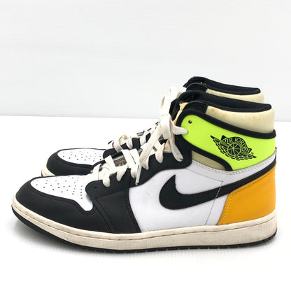 【中古品】【メンズ】 NIKE ナイキ AIR JORDAN 1 HIGH OG  VOLT GOLD 555088-118 エアジョーダン1 ハイ OG ボルトゴールド 160-240927-ki-05-tag サイズ：28.0cm US10 カラー：WHITE BLACK VOLT 万代Net店