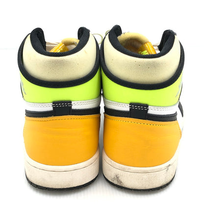 【中古品】【メンズ】 NIKE ナイキ AIR JORDAN 1 HIGH OG  VOLT GOLD 555088-118 エアジョーダン1 ハイ OG ボルトゴールド 160-240927-ki-05-tag サイズ：28.0cm US10 カラー：WHITE BLACK VOLT 万代Net店