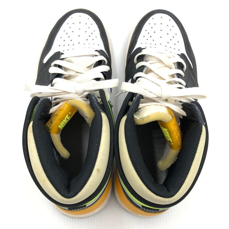 【中古品】【メンズ】 NIKE ナイキ AIR JORDAN 1 HIGH OG  VOLT GOLD 555088-118 エアジョーダン1 ハイ OG ボルトゴールド 160-240927-ki-05-tag サイズ：28.0cm US10 カラー：WHITE BLACK VOLT 万代Net店