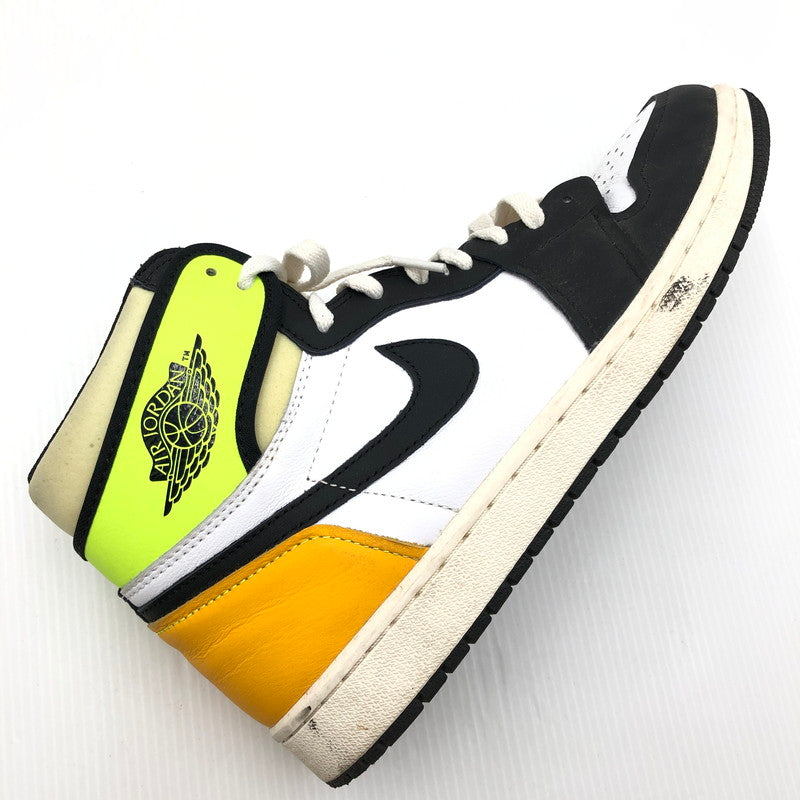 【中古品】【メンズ】 NIKE ナイキ AIR JORDAN 1 HIGH OG  VOLT GOLD 555088-118 エアジョーダン1 ハイ OG ボルトゴールド 160-240927-ki-05-tag サイズ：28.0cm US10 カラー：WHITE BLACK VOLT 万代Net店