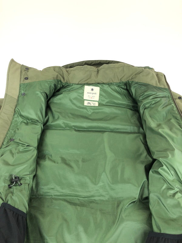 【中古品】【メンズ】 snowpeak スノーピーク FR DOWN COAT JK-19AU002 ダウンコート アウター 144-240925-hi-24-tag サイズ：L カラー：カーキ 万代Net店