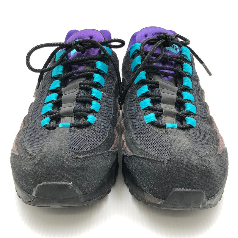 【中古品】【メンズ】 NIKE ナイキ AIR MAX 95 LV8 AQ2450-002 エアマックス 95 エレベイト グレープリバース スネーク スニーカー 靴 160-240927-ki-02-tag サイズ：27.0cm US9 カラー：BLACK/COURT PURPLE-TEAL NEBULA 万代Net店