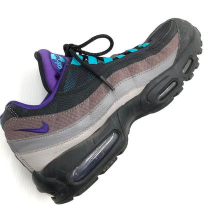 【中古品】【メンズ】 NIKE ナイキ AIR MAX 95 LV8 AQ2450-002 エアマックス 95 エレベイト グレープリバース スネーク スニーカー 靴 160-240927-ki-02-tag サイズ：27.0cm US9 カラー：BLACK/COURT PURPLE-TEAL NEBULA 万代Net店