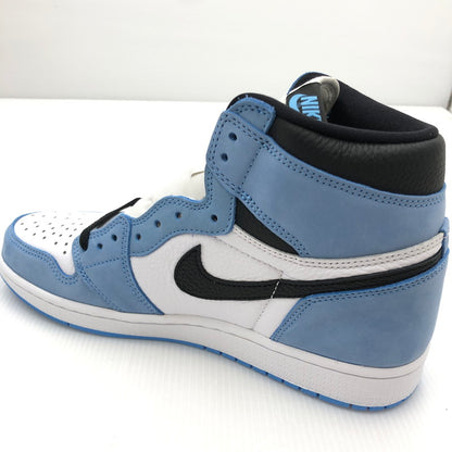 【中古美品】【メンズ】 NIKE ナイキ AIR JORDAN 1 RETRO HIGH OG UNIVERSITY BLUE 555088-134 エア ジョーダン 1 レトロ ハイ オリジナル ユニバーシティーブルー スニーカー 靴 160-240929-mo-03-tag サイズ：27cm US9 カラー：WHITE/BLACK-UNIVERSITY BLUE 万代Net店