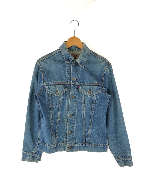 【ジャンク品】【メンズ】 Levi's リーバイス 70505 DENIM JACKET デニムジャケット ボタン裏525 ケアタグ付き BIG E 146-240925-hi-26-tag サイズ：なし カラー：インディゴ 万代Net店