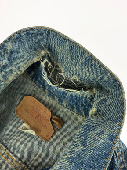 【ジャンク品】【メンズ】 Levi's リーバイス 70505 DENIM JACKET デニムジャケット ボタン裏525 ケアタグ付き BIG E 146-240925-hi-26-tag サイズ：なし カラー：インディゴ 万代Net店