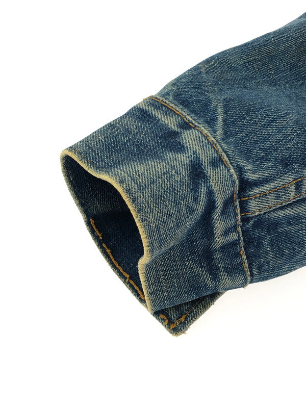 【ジャンク品】【メンズ】 Levi's リーバイス 70505 DENIM JACKET デニムジャケット ボタン裏525 ケアタグ付き BIG E 146-240925-hi-26-tag サイズ：なし カラー：インディゴ 万代Net店