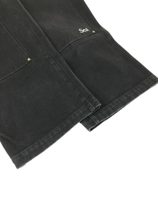 【中古美品】【メンズ】  WIND AND SEA ウィンダンシー DOUBLE KNEE DENIM PANTS WDS-O-GEN-23-Q2-PT-02 ダブルニーデニムパンツ ジーンズ 153-240927-hi-16-tag サイズ：S カラー：ブラック 万代Net店