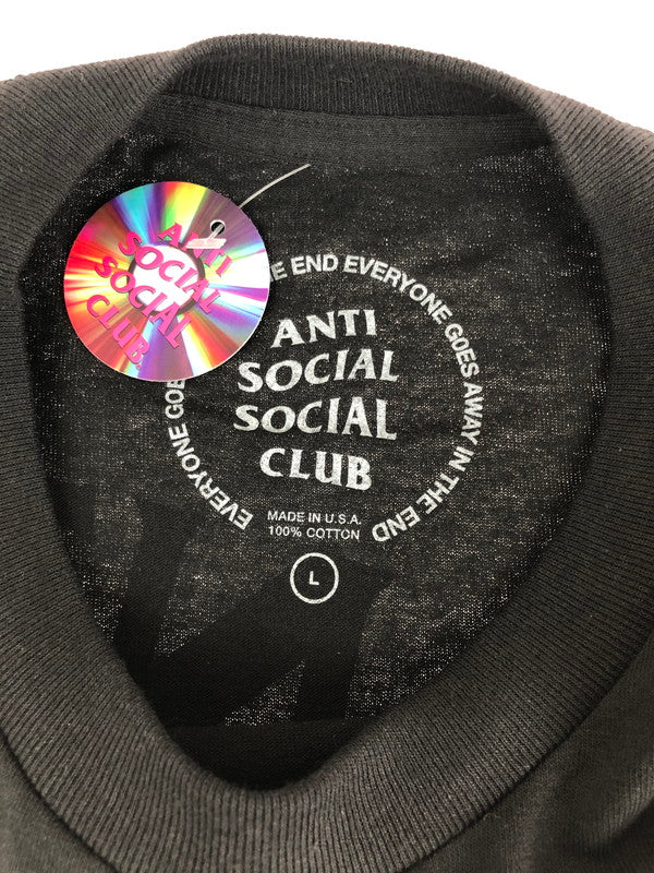 【中古美品】【メンズ】  ANTI SOCIAL SOCIAL CLUB アンチソーシャルソーシャルクラブ × FRAGMENT フラグメント S/S LOGO TEE ショートスリーブ ロゴTシャツ 142-240927-hi-04-tag サイズ：L カラー：ブラック 万代Net店