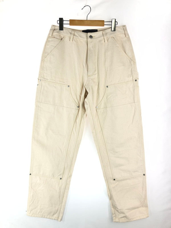 【中古美品】【メンズ】  S.W.U.N エスダブリューユーエヌ DOUBLE KNEE PAINTER PANTS ダブルニーペインターパンツ 153-240927-hi-18-tag サイズ：M カラー：アイボリー 万代Net店